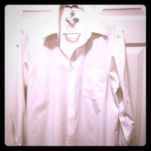 White Geoffrey Beene Men's Shirt